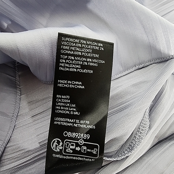 Anthropologie The Thea Long-Sleeve Eyelash Twofer Sweater Dress Size Medium Blue - Picture 6 of 11